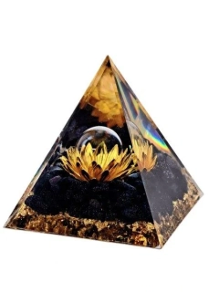FENG SHUI ORGONIT PYRAMIDA LOTOSOVÝ KVĚT 5 cm